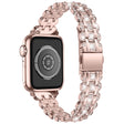 Sweet Apple Smartwatch Metal And Rhinestone Universel Strap