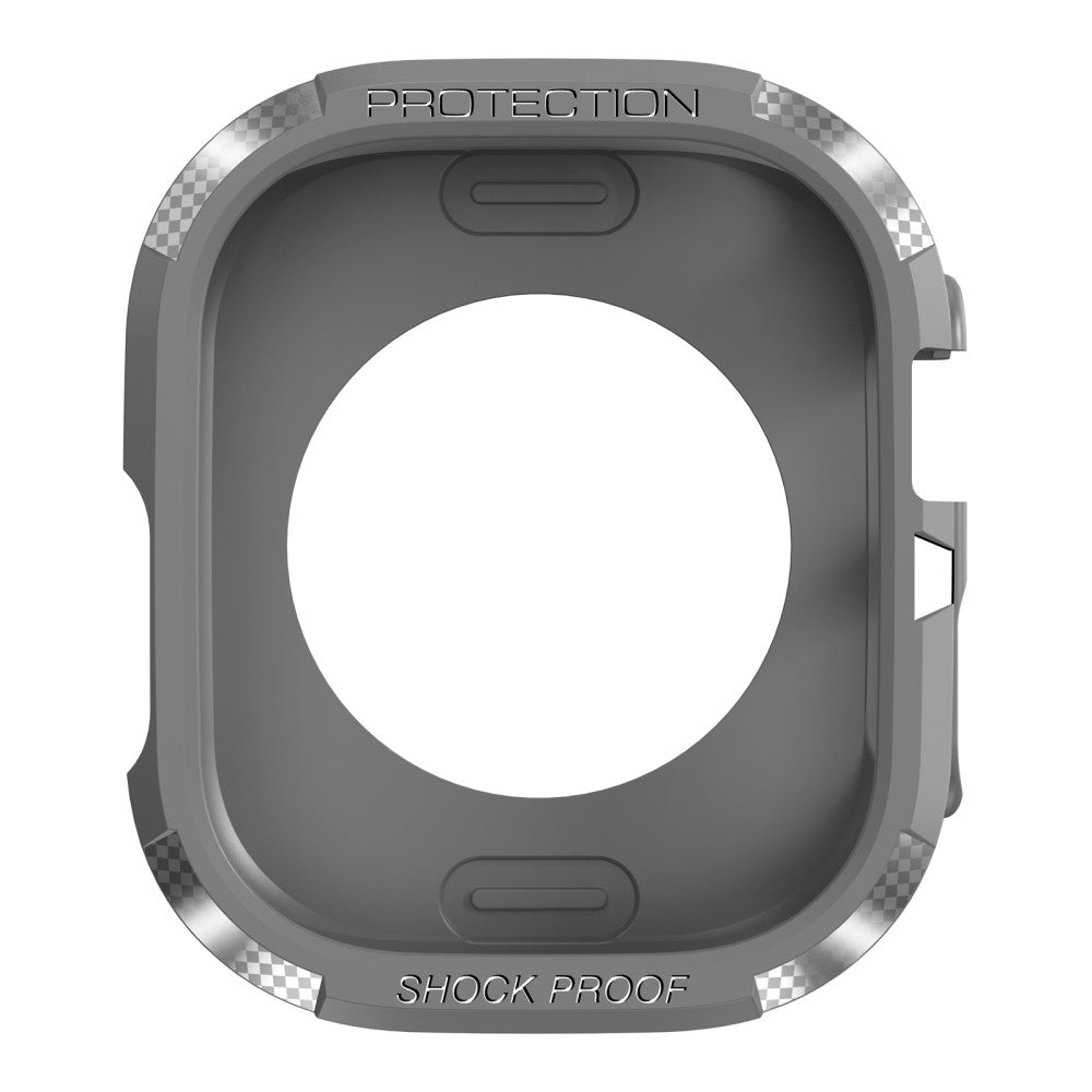 Apple Watch Series 8 (41mm) Beskyttende Silikone Bumper  - Sølv#serie_3