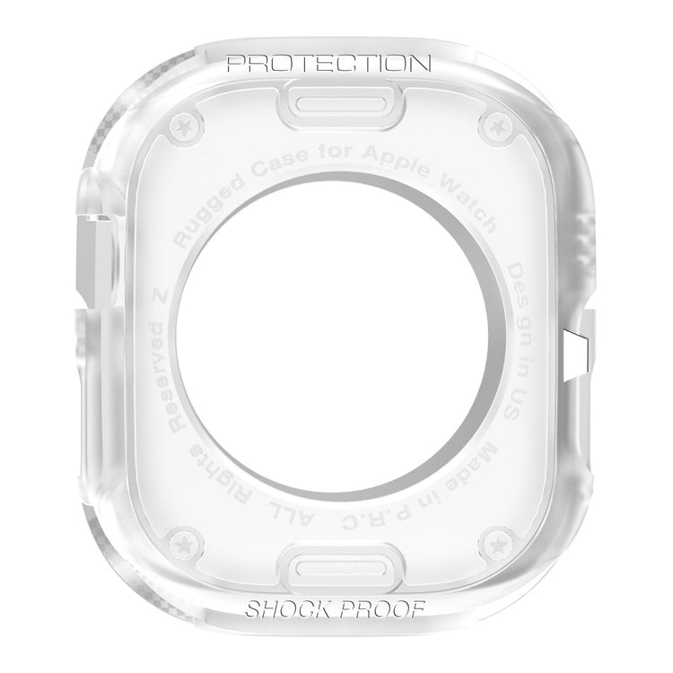 Apple Watch Series 8 (41mm) Beskyttende Silikone Bumper  - Gennemsigtig#serie_4
