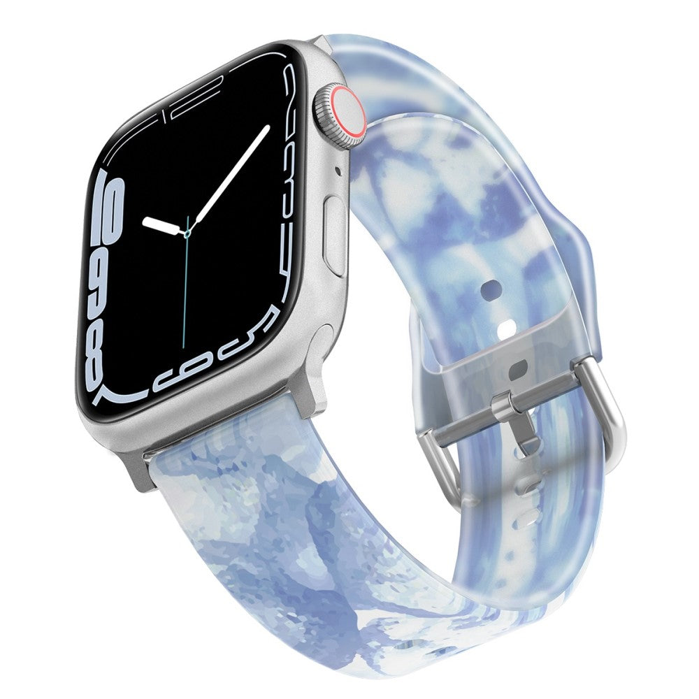 Super sejt Universal Apple Silikone Rem - Blå#serie_1