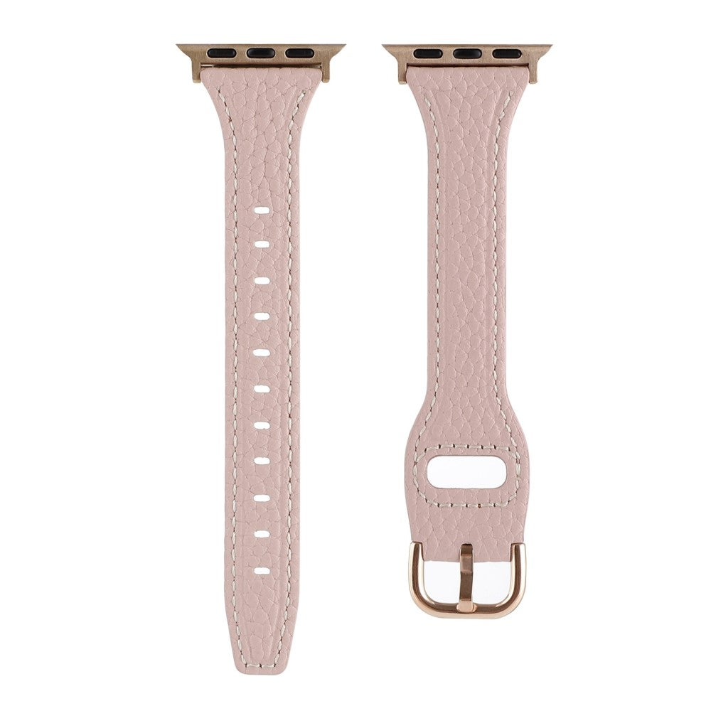 Super fed Universal Apple Ægte læder Rem - Pink#serie_3