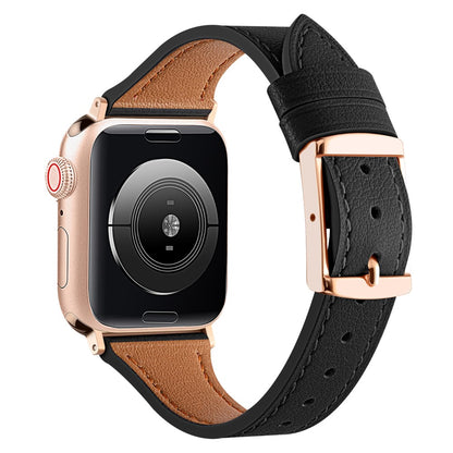Smuk Universal Apple Ægte læder Rem - Sort#serie_3