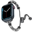 Tough Apple Smartwatch Metal And Rhinestone Universel Strap