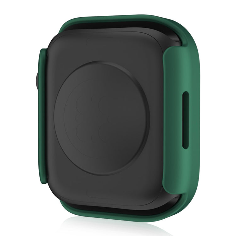 Mega Fed Apple Watch Series 8 (45mm) / Apple Watch Series 7 45mm Cover med Skærmbeskytter i Plastik og Hærdet Glas - Grøn#serie_6