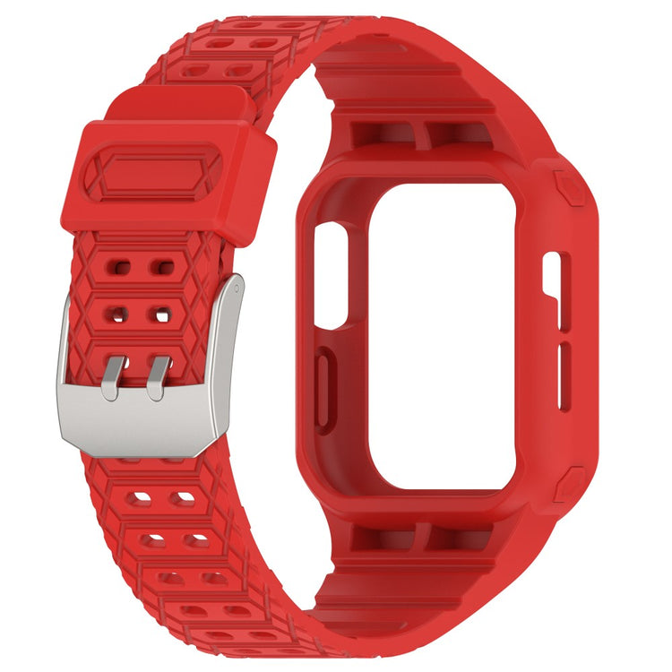Meget Komfortabel Plastik Universal Rem passer til Apple Smartwatch - Rød#serie_5
