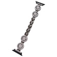Stylish Universel Apple Metal and Rhinestone Strap