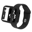 Apple Smartwatch Plastic Strap with Cover and Tempered Glass
