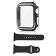 Apple Smartwatch Plastic Cover with Cover and Tempered Glass