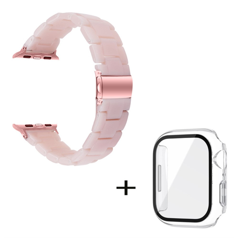 Apple Watch Series 1-3 42mm Metal Rem med Cover - Pink#serie_13