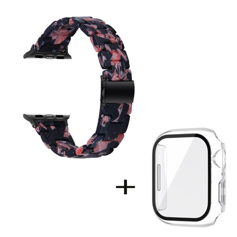 Apple Watch Series 1-3 42mm Metal Rem med Cover - Sort#serie_15