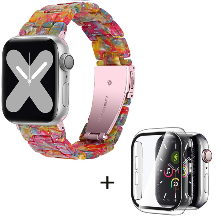 Apple Watch Series 1-3 42mm Metal Rem med Cover - Flerfarvet#serie_5