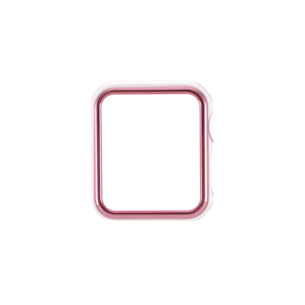 Apple Watch Series 1-3 42mm Stilfuld Plastik Bumper  - Pink#serie_7