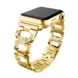 Nice Apple Watch Series 1-3 38mm Metal and Rhinestone Strap