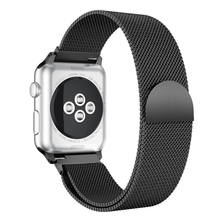 Komfortabel Apple Watch Series 1-3 38mm Metal Rem - Sort#serie_1