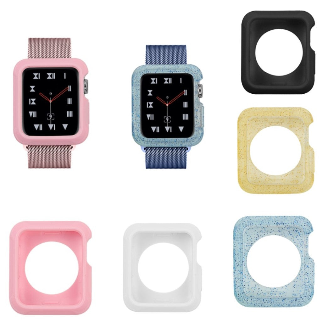 Mega Fed Apple Watch Series 1-3 38mm Silikone Cover - Hvid#serie_1