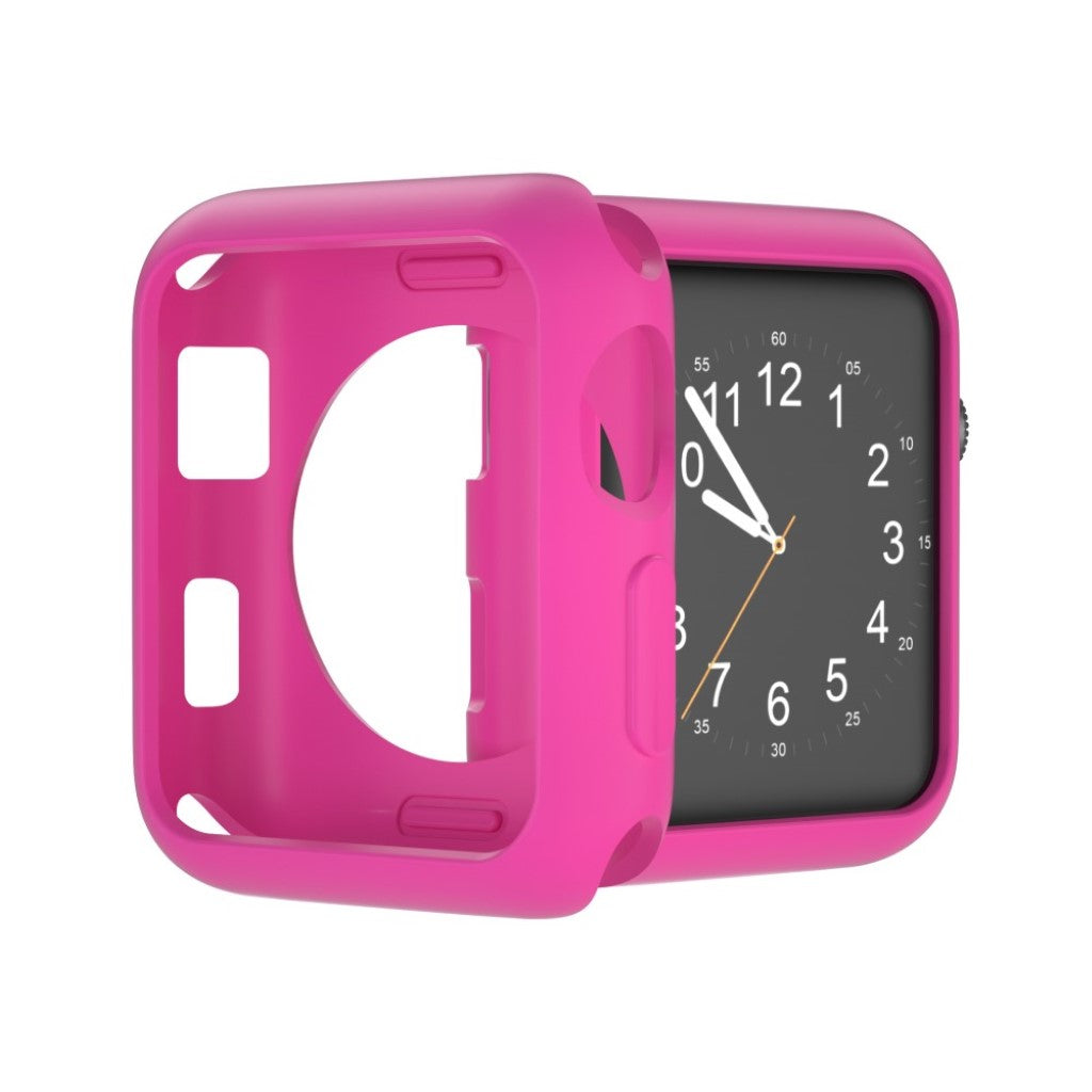 Vildt Fed Apple Watch Series 1-3 38mm Silikone Cover - Pink#serie_8