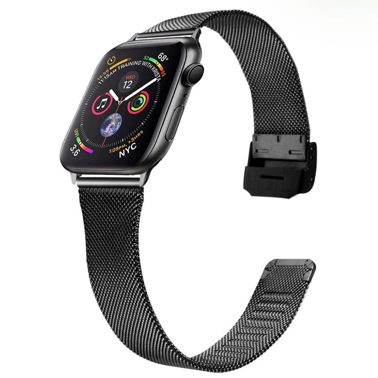 Stilren Apple Watch Series 1-3 38mm Metal Rem - Sort#serie_2