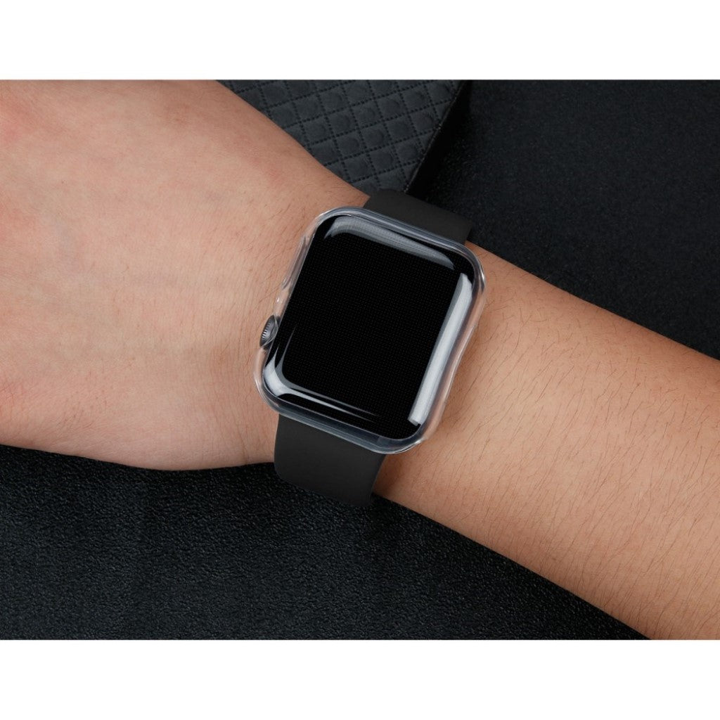 Super Flot Apple Watch Series 4 40mm Silikone Cover - Gennemsigtig#serie_1