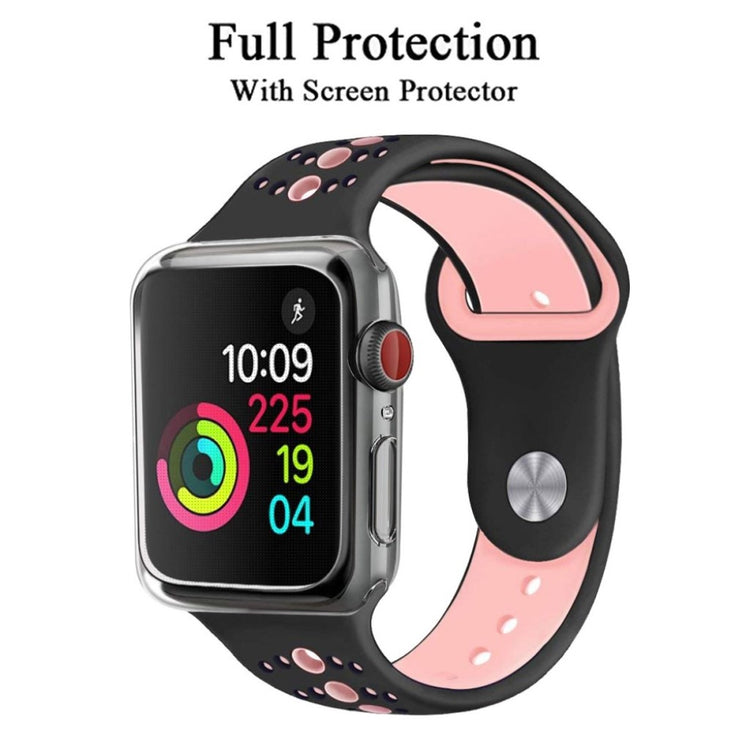 Rigtigt Flot Apple Watch Series 4 44mm Plastik Cover - Gennemsigtig#serie_2