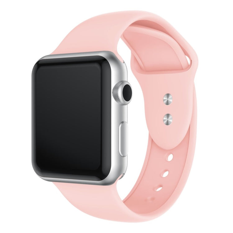 Vildt nydelig Apple Watch Series 4 40mm Silikone Rem - Pink#serie_5