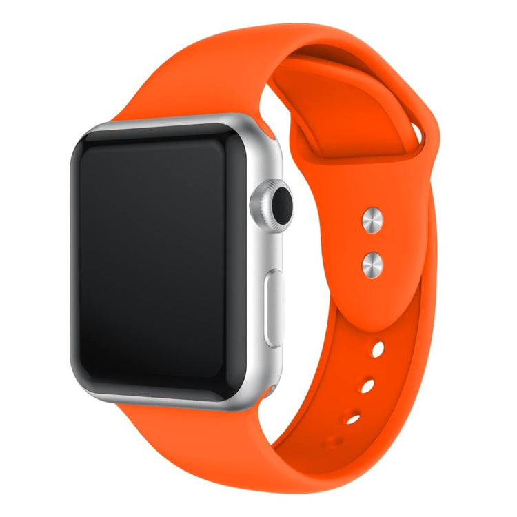 Vildt nydelig Apple Watch Series 4 40mm Silikone Rem - Orange#serie_7