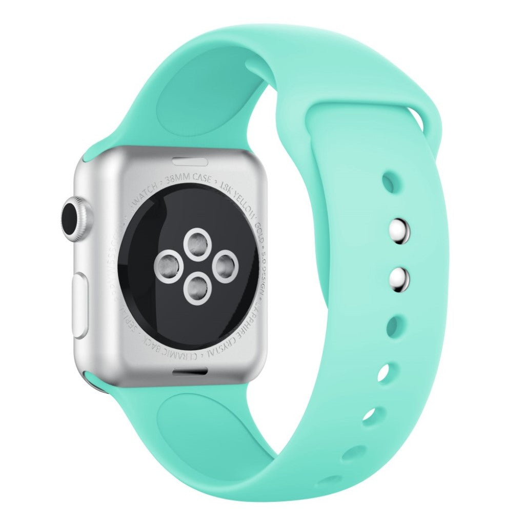 Vildt nydelig Apple Watch Series 4 40mm Silikone Rem - Grøn#serie_9