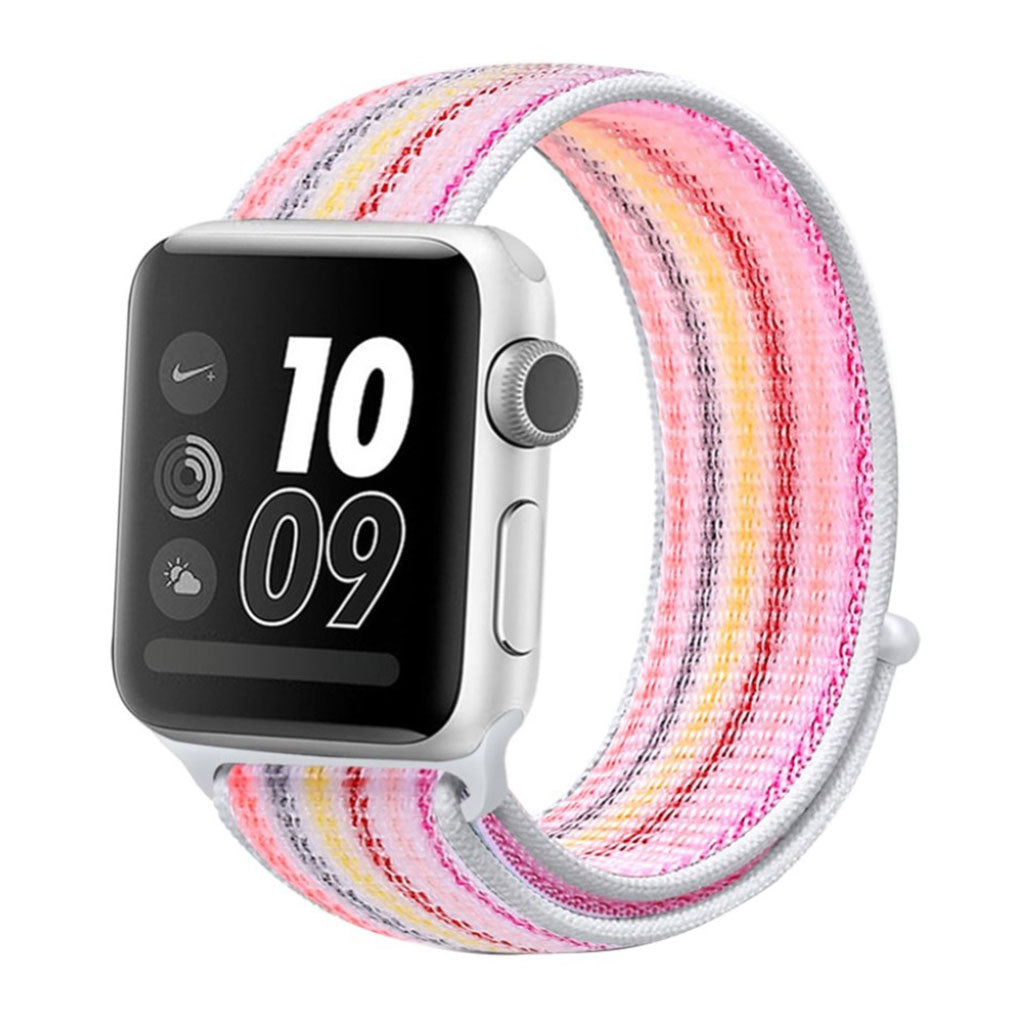 Meget sejt Apple Watch Series 4 40mm Nylon Rem - Pink#serie_10