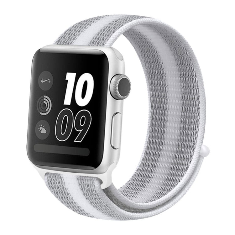 Meget sejt Apple Watch Series 4 40mm Nylon Rem - Sølv#serie_4