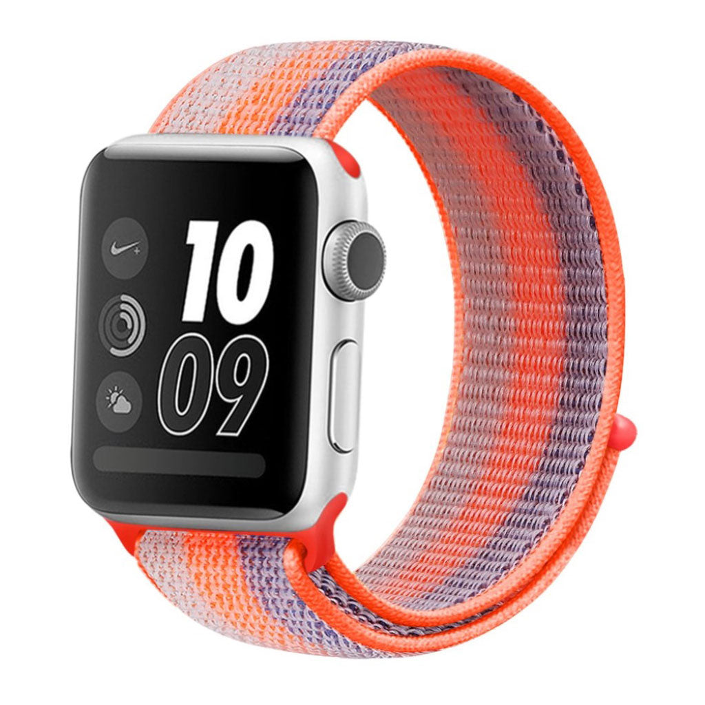 Meget sejt Apple Watch Series 4 40mm Nylon Rem - Orange#serie_5