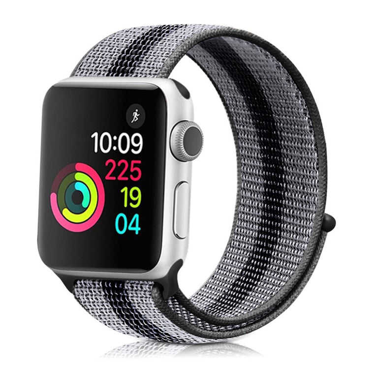 Meget sejt Apple Watch Series 4 40mm Nylon Rem - Sort#serie_6