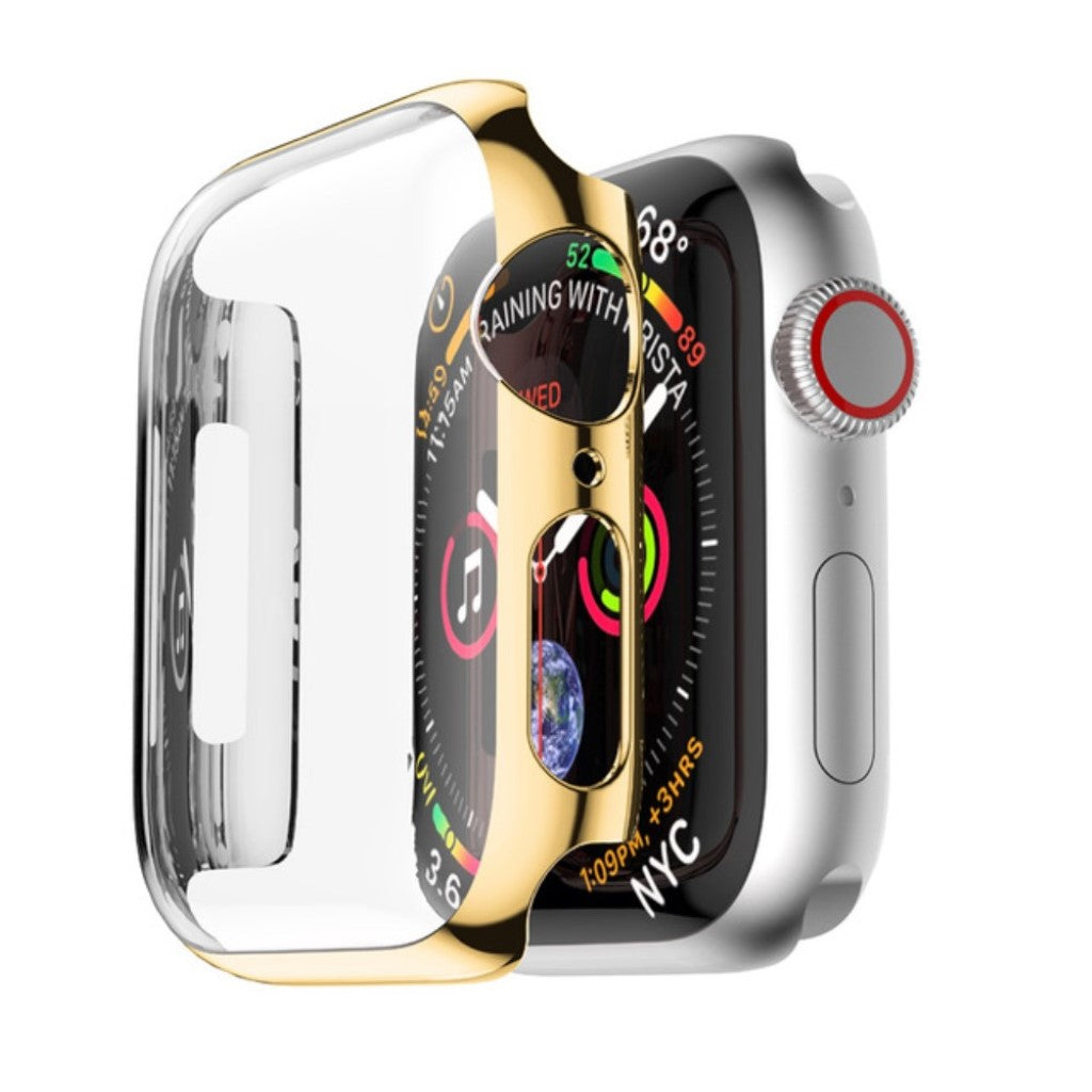 Super Flot Apple Watch Series 4 44mm Silikone Cover - Guld#serie_4