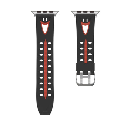 Fremragende Apple Watch Series 4 44mm Silikone Rem - Rød#serie_7