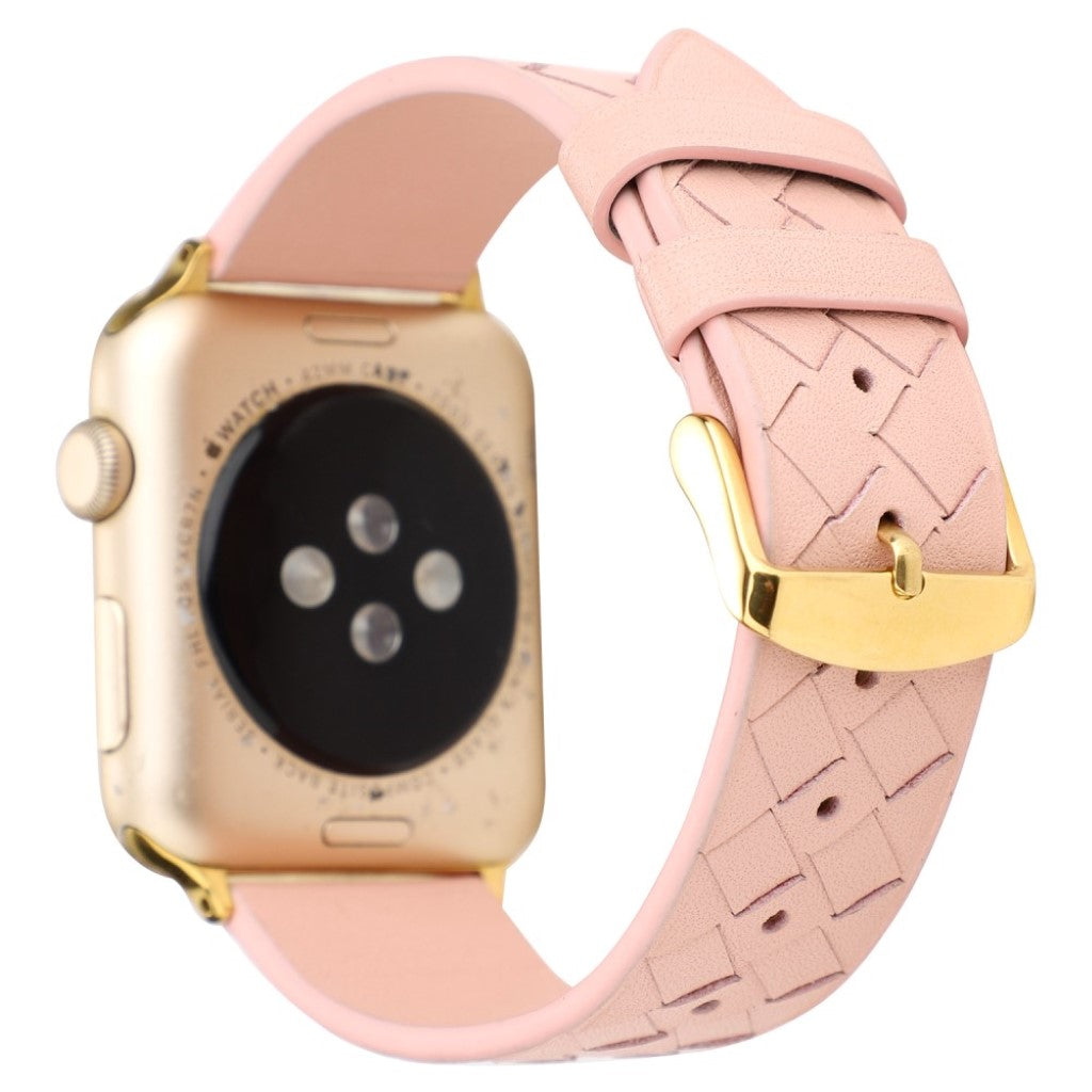 Vildt fantastisk Apple Watch Series 4 44mm Ægte læder Rem - Pink#serie_3