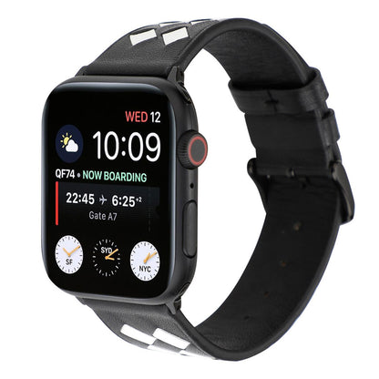 Vildt fantastisk Apple Watch Series 4 44mm Ægte læder Rem - Hvid#serie_4