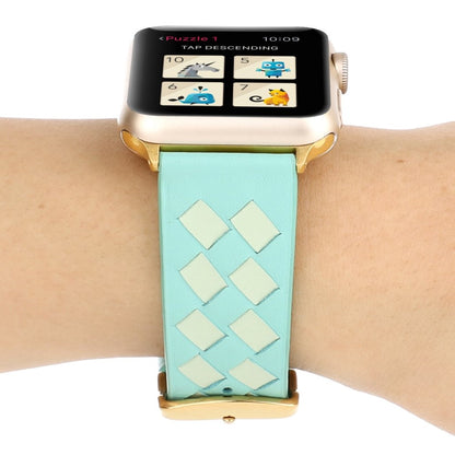 Vildt fantastisk Apple Watch Series 4 44mm Ægte læder Rem - Grøn#serie_8