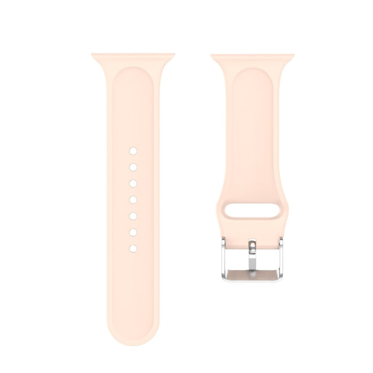 Holdbart Apple Watch Series 5 40mm Silikone Rem - Pink#serie_2