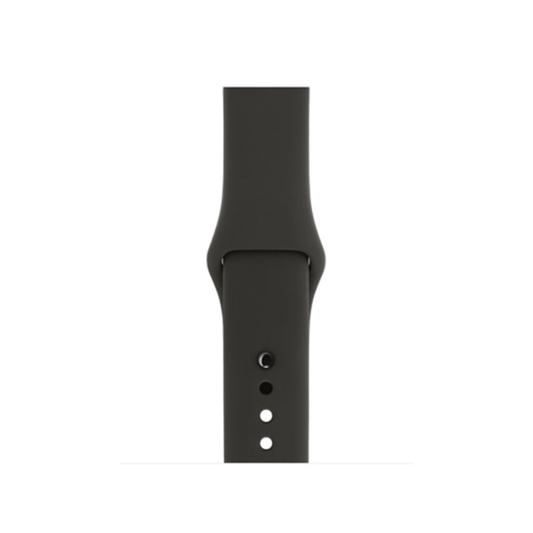  Apple Watch Series 5 44mm / Apple Watch 40mm Silikone Rem - Sølv#serie_4