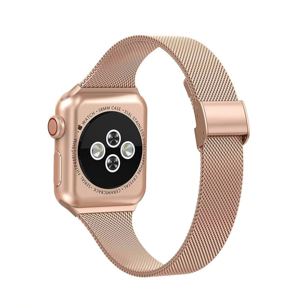 Fed Apple Watch Series 5 44mm / Apple Watch 44mm Metal Rem - Guld#serie_3