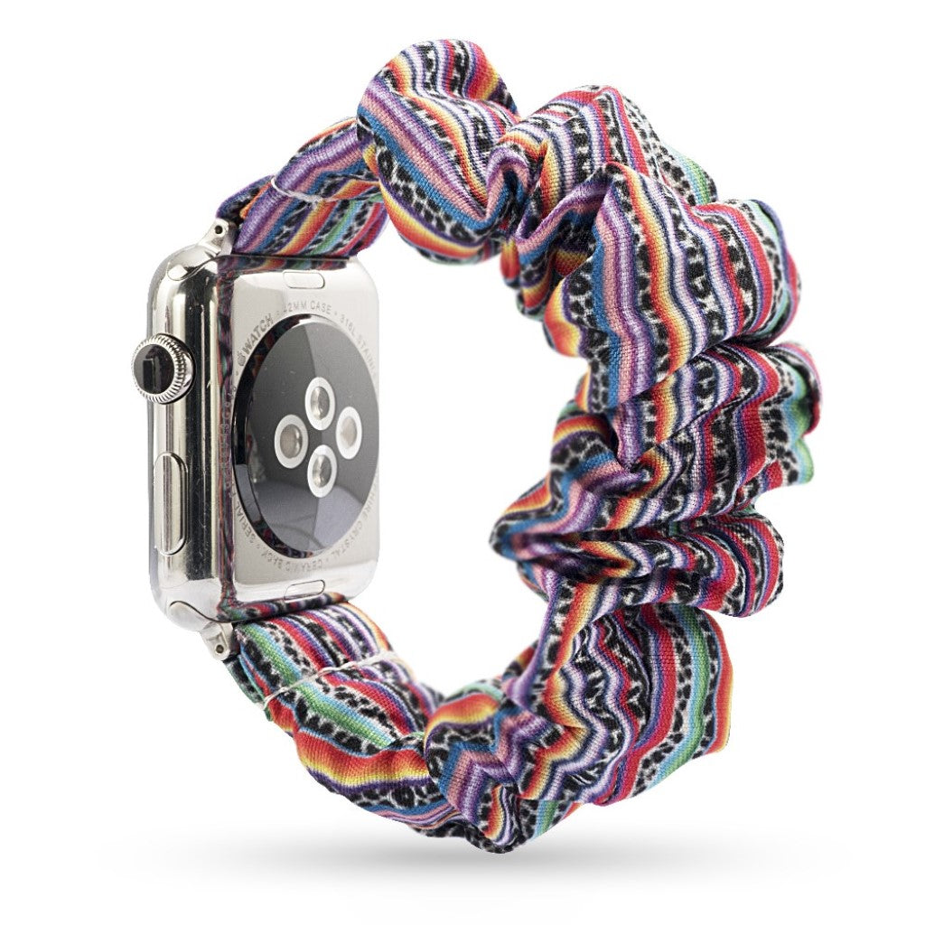 Flot Apple Watch Series 5 44mm Nylon Rem - Flerfarvet#serie_25