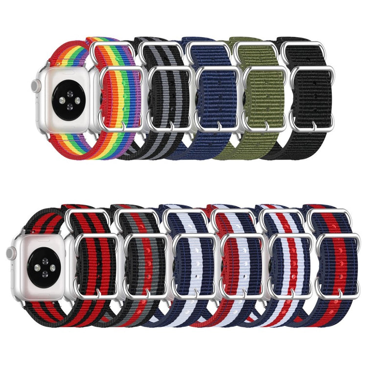 Mega fantastisk Apple Watch Series 5 44mm Nylon Rem - Flerfarvet#serie_1