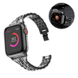 Apple Watch Series 5 44mm / Apple Watch 44mm Metal And Rhinestone Universel Strap