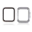 Mega Nice Universel Apple Cover with Screen Protector in Rhinestone, Silicone and Tempered Glass