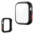 Remarkably Fashionable Universel Apple Cover with Screen Protector in Silicone and Tempered Glass