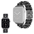 Tough Apple Smartwatch Metal And Pu Leather Universel Strap