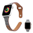 Cool Apple Smartwatch Pu Leather And Nylon Universel Strap