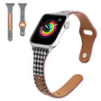 Sweet Apple Smartwatch Pu Leather And Nylon Universel Strap