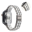 Tough Apple Smartwatch Metal And Rhinestone Universel Strap