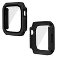 Mega Nice Apple Smartwatch Universel Cover with Screen Protector in Plastic and Tempered Glass