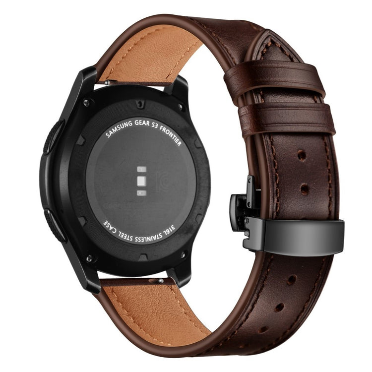  Samsung Gear S3 / Samsung Gear S3 Frontier Ægte læder Rem - Brun#serie_2