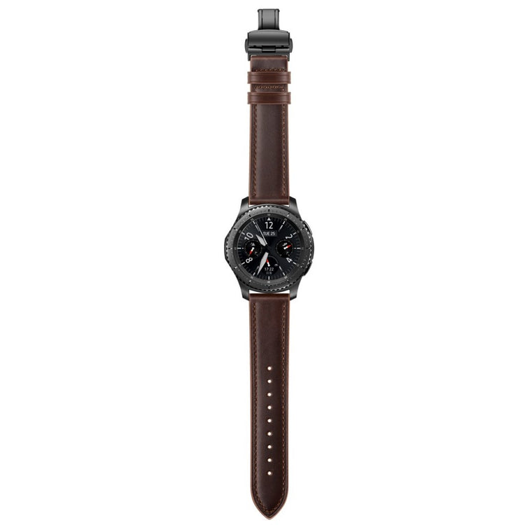  Samsung Gear S3 / Samsung Gear S3 Frontier Ægte læder Rem - Brun#serie_2